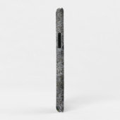 Coques Case-Mate iPhone Granit Rock Gris avec mousse verte (Dos/Droite)
