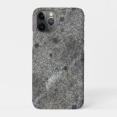 Coques Case-Mate iPhone Granit Rock Gris avec mousse verte (Dos)