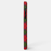 Coques Case-Mate iPhone Grant tartan rouge vert plaid (Dos/Gauche)