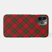 Coques Case-Mate iPhone Grant tartan rouge vert plaid (Dos (Horizontal))