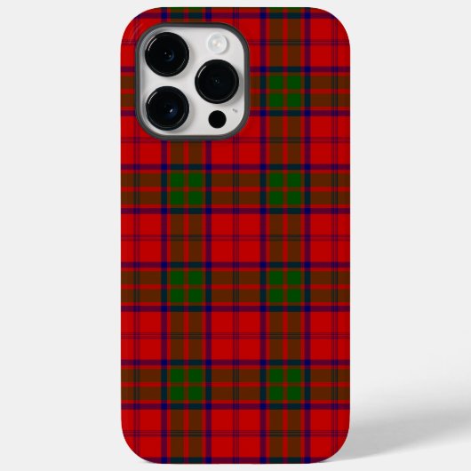Coques Case-Mate iPhone Grant tartan rouge vert plaid (Verso)
