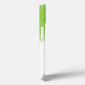 Coques Case-Mate iPhone Graphique abstrait vert, moderne, simple, fleuri (Verso / Droite)