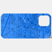 Coques Case-Mate iPhone Graphique aéronautique (Verso (horizontal))