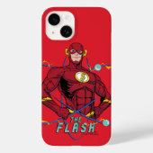 Coques Case-Mate iPhone Graphique atomique Flash de dessin (Verso)
