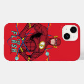 Coques Case-Mate iPhone Graphique atomique Flash de dessin (Verso (horizontal))