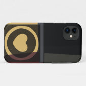 Coques Case-Mate iPhone Graphique cardiaque rétro (Dos (Horizontal))