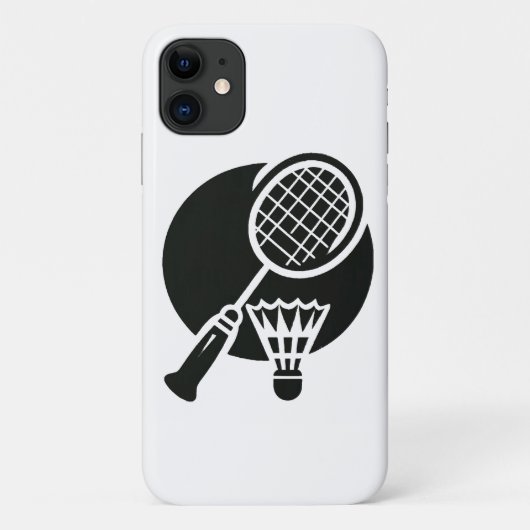 Coques Case-Mate iPhone Graphique de badminton (Dos)