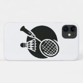 Coques Case-Mate iPhone Graphique de badminton (Dos (Horizontal))