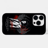 Coques Case-Mate iPhone Graphique de graffiti de Castiel surnaturel (Verso (horizontal))