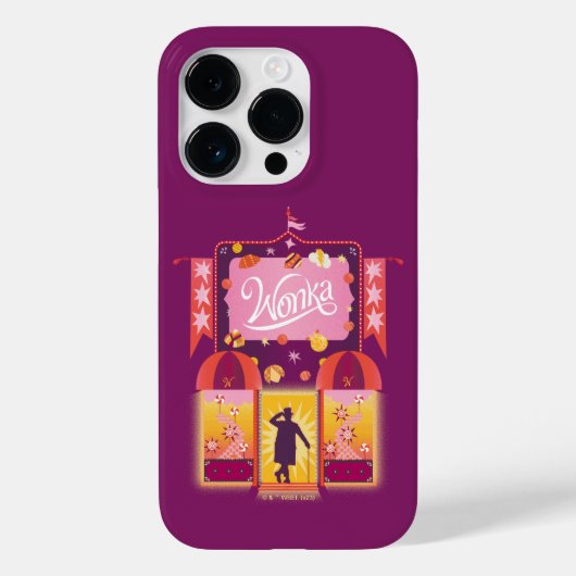 Coques Case-Mate iPhone Graphique de la boutique Wonka Candy (Verso)