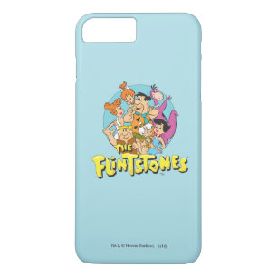 Coque iPhone 8 Plus/7 Plus Graphique de la famille Pierrafeu et Roubles