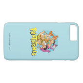 Coques Case-Mate iPhone Graphique de la famille Pierrafeu et Roubles (Dos (Horizontal))