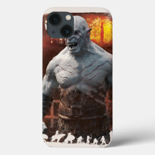 iPhone 13 Case Graphique de silhouette d'Azog et d'Orcs