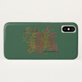 Coques Case-Mate iPhone Graphique de traductions localisées MUGGLE™ (Dos (Horizontal))