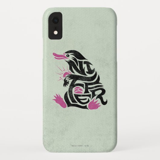 Coques Case-Mate iPhone Graphique de typographie NIFFLER™ (Dos)
