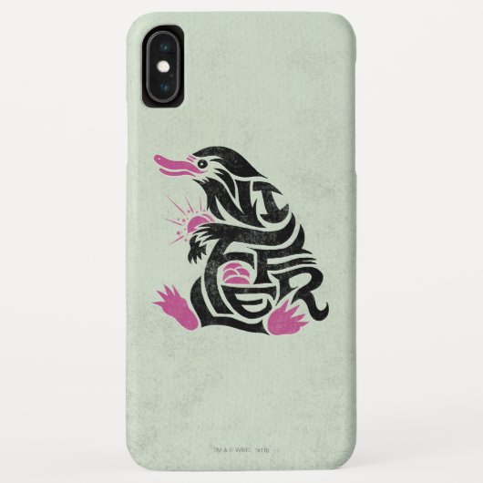 Coques Case-Mate iPhone Graphique de typographie NIFFLER™ (Dos)