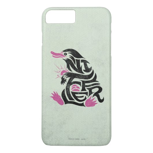 Coques Case-Mate iPhone Graphique de typographie NIFFLER™ (Dos)
