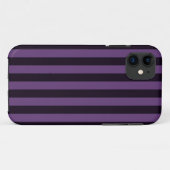 Coques Case-Mate iPhone Graphique des rayures mauves pourpres (Dos (Horizontal))