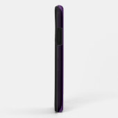 Coques Case-Mate iPhone Graphique des rayures mauves pourpres (Dos/Droite)