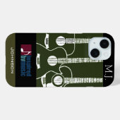 Coques Case-Mate iPhone Graphique d'inspiration musicale de guitares (Verso (horizontal))