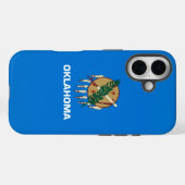 Coques Case-Mate iPhone Graphique Drapeau de l'état de l'Oklahoma dynamiqu (Verso (horizontal))