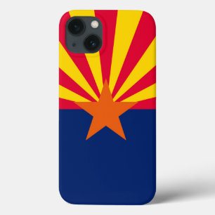 iPhone 13 Case Graphique Drapeau dynamique de l'état de l'Arizona