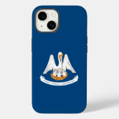 Coques Case-Mate iPhone Graphique Drapeau Dynamique Louisiane sur un (Verso)