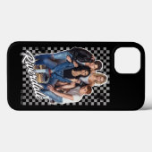 Coques Case-Mate iPhone Graphique du groupe Retro Riverdale (Verso (horizontal))