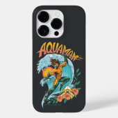 Coques Case-Mate iPhone Graphique du Surf de levage Aquaman et Trident (Verso)