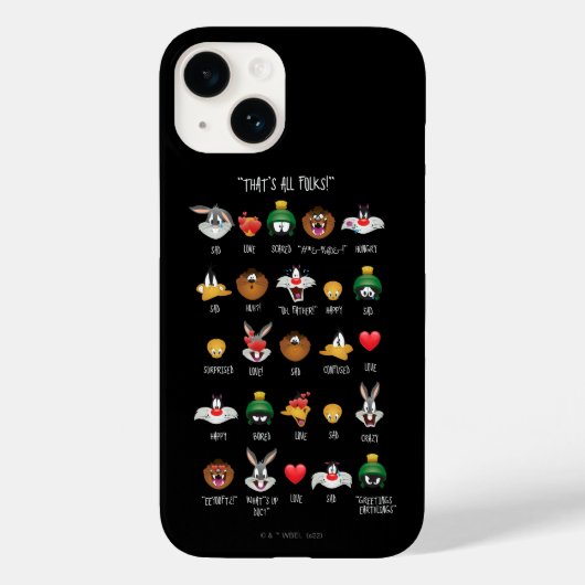Coques Case-Mate iPhone Graphique Emoji LOONEY TUNES™ (Verso)