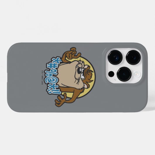 Coques Case-Mate iPhone Graphique en cercle extensible TAZ™ (Verso (horizontal))