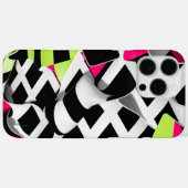 Coques Case-Mate iPhone Graphique en gras de tableau de bord tordu (Verso (horizontal))