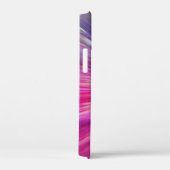 Coques Case-Mate iPhone Graphique énergétique abstrait néon rose et bleu (Verso / Droite)