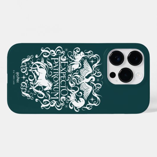 Coques Case-Mate iPhone Graphique Filigree de Patronum d'Expecto (Verso (horizontal))