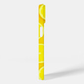 Coques Case-Mate iPhone Graphique jaune vif à tranche de citron (Verso / Droite)