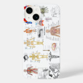 Coques Case-Mate iPhone Graphique Médicale de l'anatomie humaine (Verso)