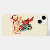Coques Case-Mate iPhone Graphique rétro-invincible Supergirl (Verso (horizontal))