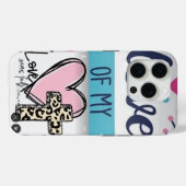 Coques Case-Mate iPhone GRAPHIQUE ROSE ET LA CROIX SAINTE & 💕 IPhone / co (Verso (horizontal))
