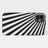 Coques Case-Mate iPhone Graphique sans couture de rayures géniales noires (Dos (Horizontal))