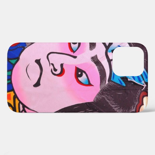 Coques Case-Mate iPhone Graphique sur Kiteart traditionnel japonais, cerf- (Verso (horizontal))