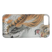 Coques Case-Mate iPhone Graphique Tiger (Dos (Horizontal))