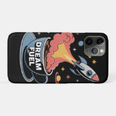 Coques Case-Mate iPhone Graphisme de carburant de rêve : fusée décollant d (Dos (Horizontal))