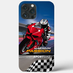 Case-Mate iPhone Case Graphisme de course de superbike passion maximale