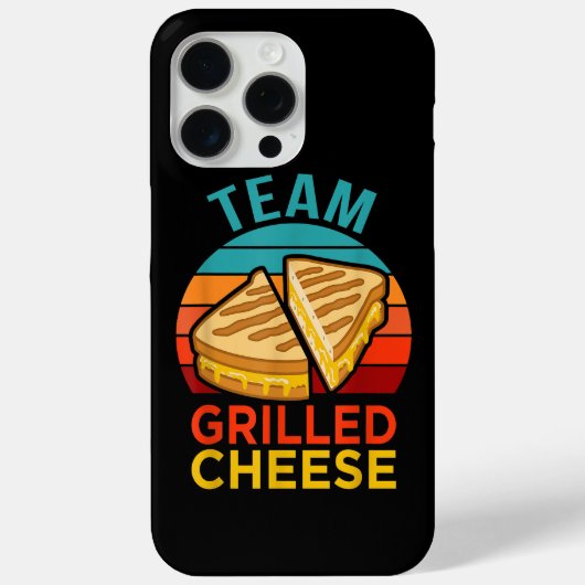 Coques Case-Mate iPhone Graphisme de l'amoureux du sandwich au fromage gri (Verso)