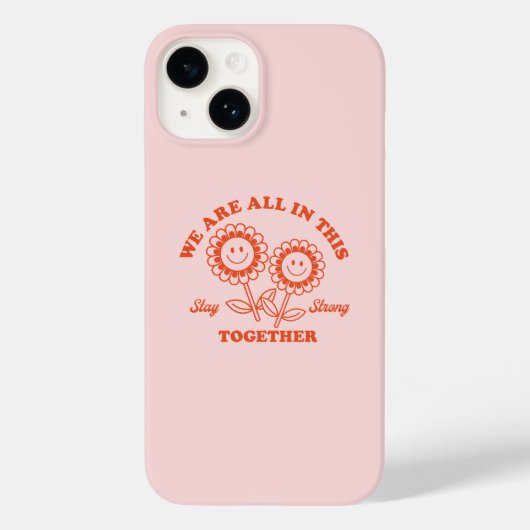 Coques Case-Mate iPhone Graphisme Fleur Joyeux Retro (Verso)