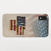Coques Case-Mate iPhone Graphisme Grunge USA 4 juillet Indépendance (Dos (Horizontal))