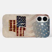 Coques Case-Mate iPhone Graphisme Grunge USA 4 juillet Indépendance (Verso (horizontal))