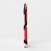 Coques Case-Mate iPhone graphisme rouge, noir et blanc (Dos/Gauche)