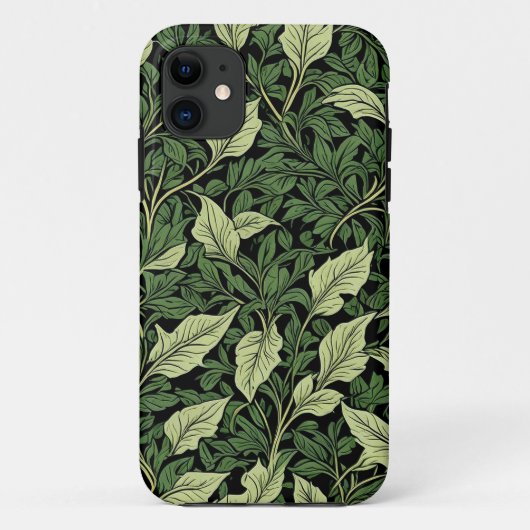 Coques Case-Mate iPhone Grappe de vignes dans les nuances de vert (Dos)