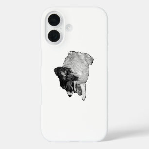 Coques iPhone 16 Gras Manga Dot Corgi Guard